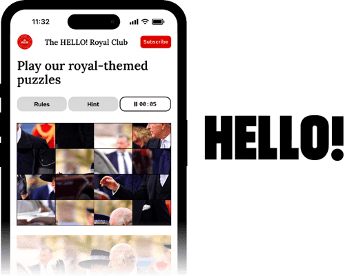 Branded mobile jigsaw puzzle interface showing image-based puzzle gameplay