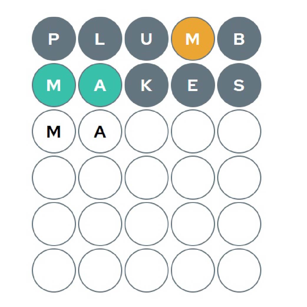 An example of a Guessword puzzle