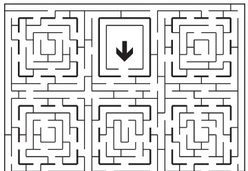 Maze unsolved example puzzle