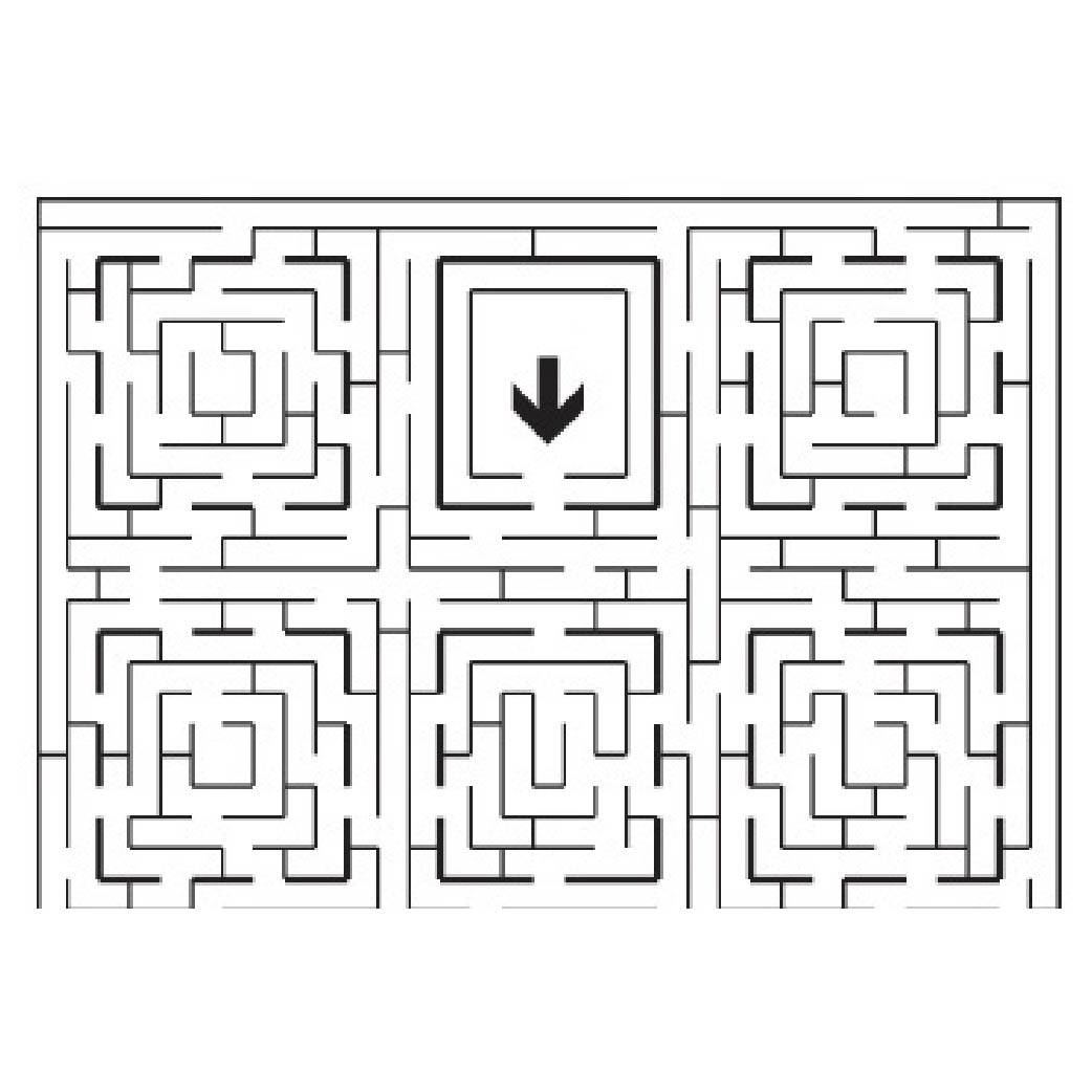 An example of a Maze puzzle