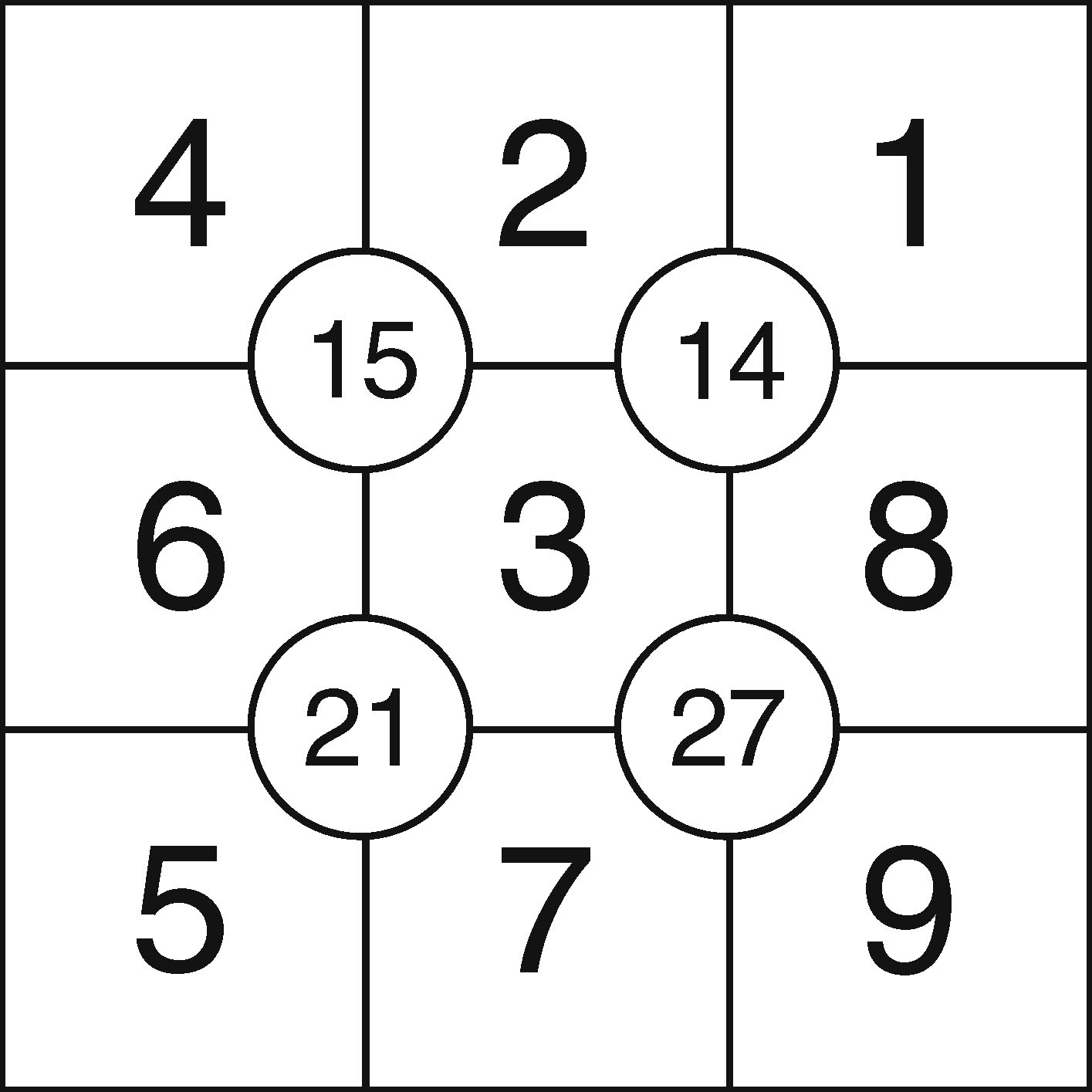Sekuta solved example puzzle