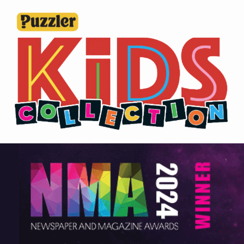 Puzzler Kids Collection logo and NMA 2024 logo